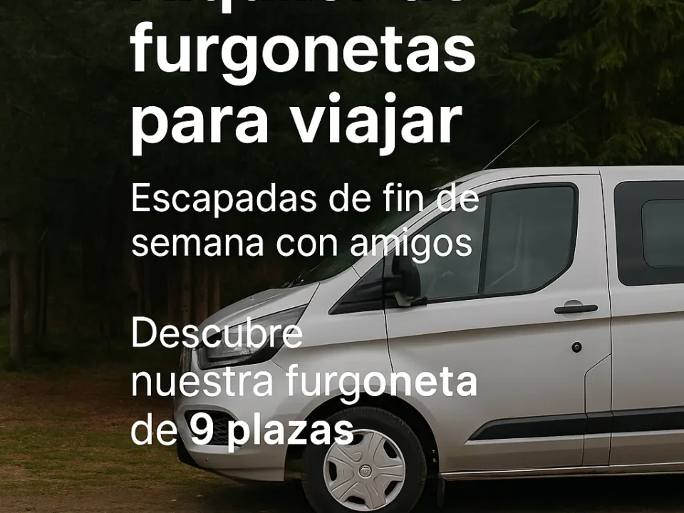 alquiler de furgonetas para eventos